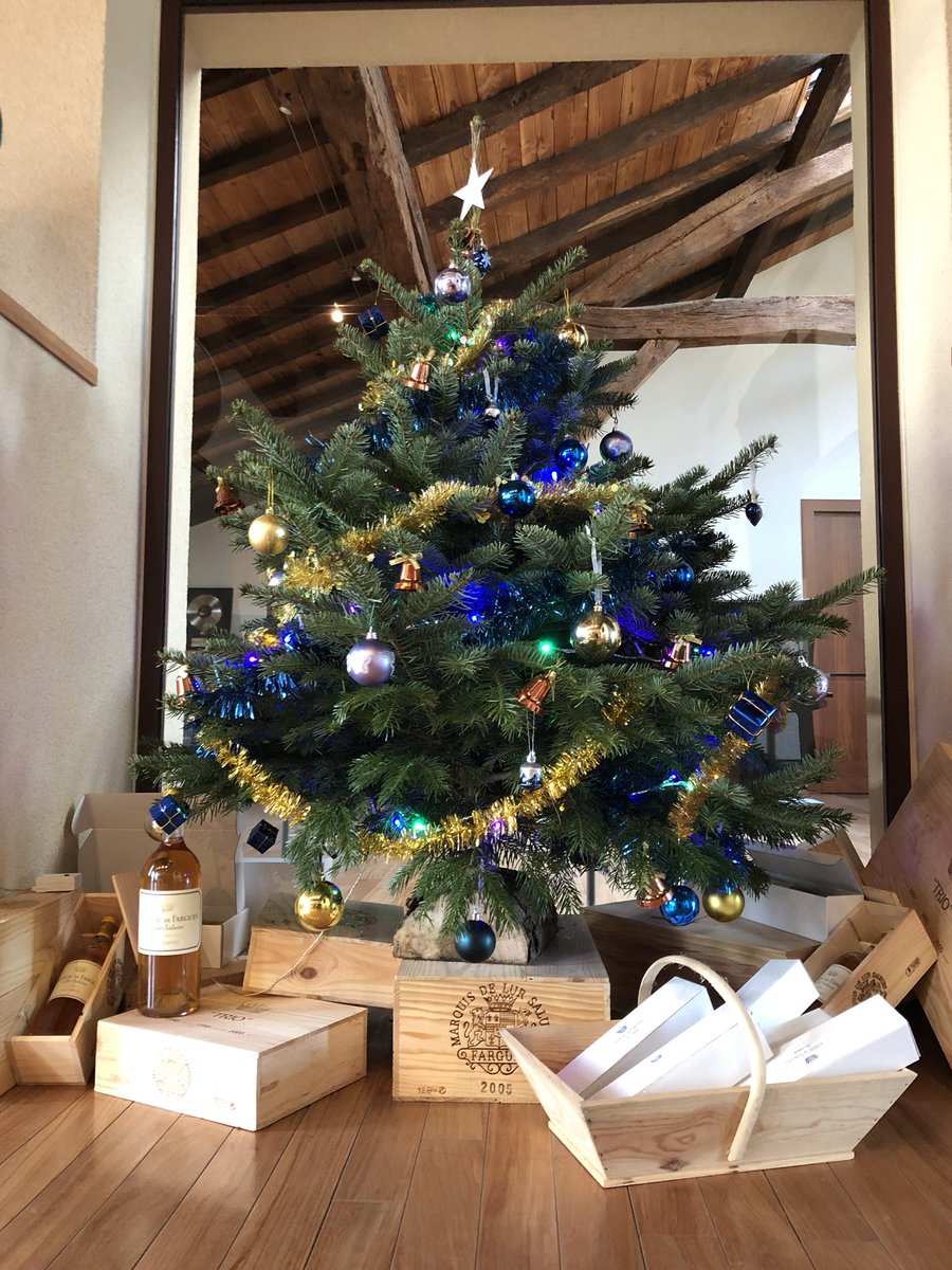 Joyeux Noël! #Christmas #XMas #ChristmasTree #XmasTree #MerryChristmas #Wine #Sauternes