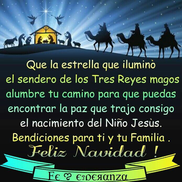 Feliz Navidad!!! Día en que recordamos el Nacimiento de Jesús.