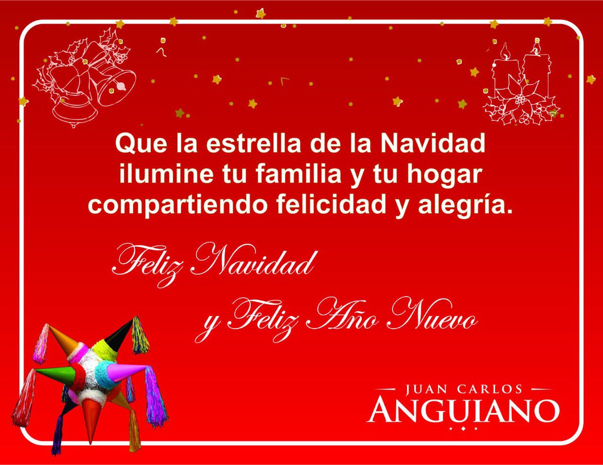 JCAnguianoO's tweet photo. Hoy es ese día mágico en el que las familias se reúnen y los buenos deseos se manifiestan por todos lados. Disfrutemos de nuestros seres queridos y vivamos una Feliz Navidad !! https://t.co/dsBPX8RXhg