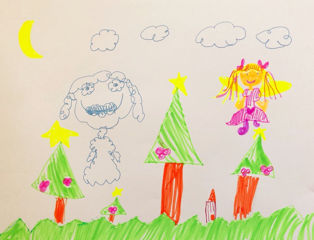 petite_artiste_'s tweet photo. #Enchanted #Forest 🌲🧚🏻‍♀️ #petiteartiste #Lucky7 #enchantedforest #selfportrait #fairy #crescent #moon #magiccloud #point5 [7 yo]
🎨: #pen on paper https://t.co/pq8tBm30Ws
