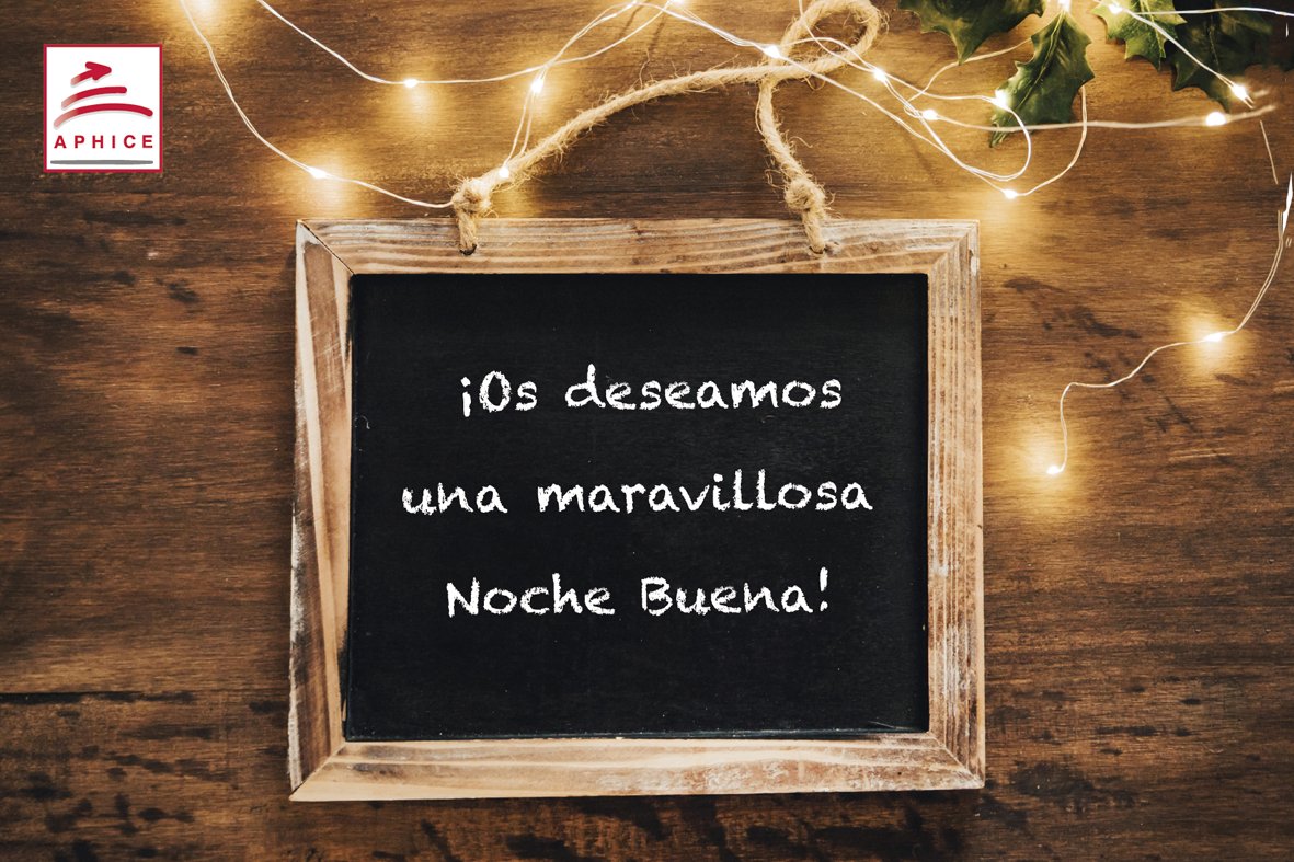 AphiceAsoc's tweet photo. ¡Os deseamos una maravillosa Noche Buena! #APHICE https://t.co/xjDATNefJc