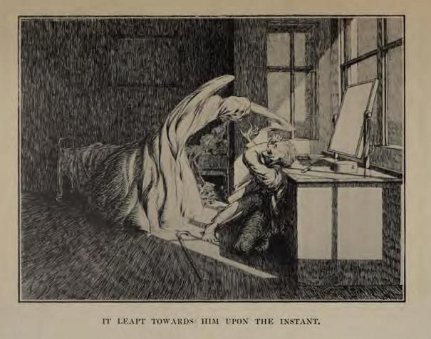 Illustration for M.R. James's "Oh, Whistle, and I'll Come to You, My Lad" by James McBryde