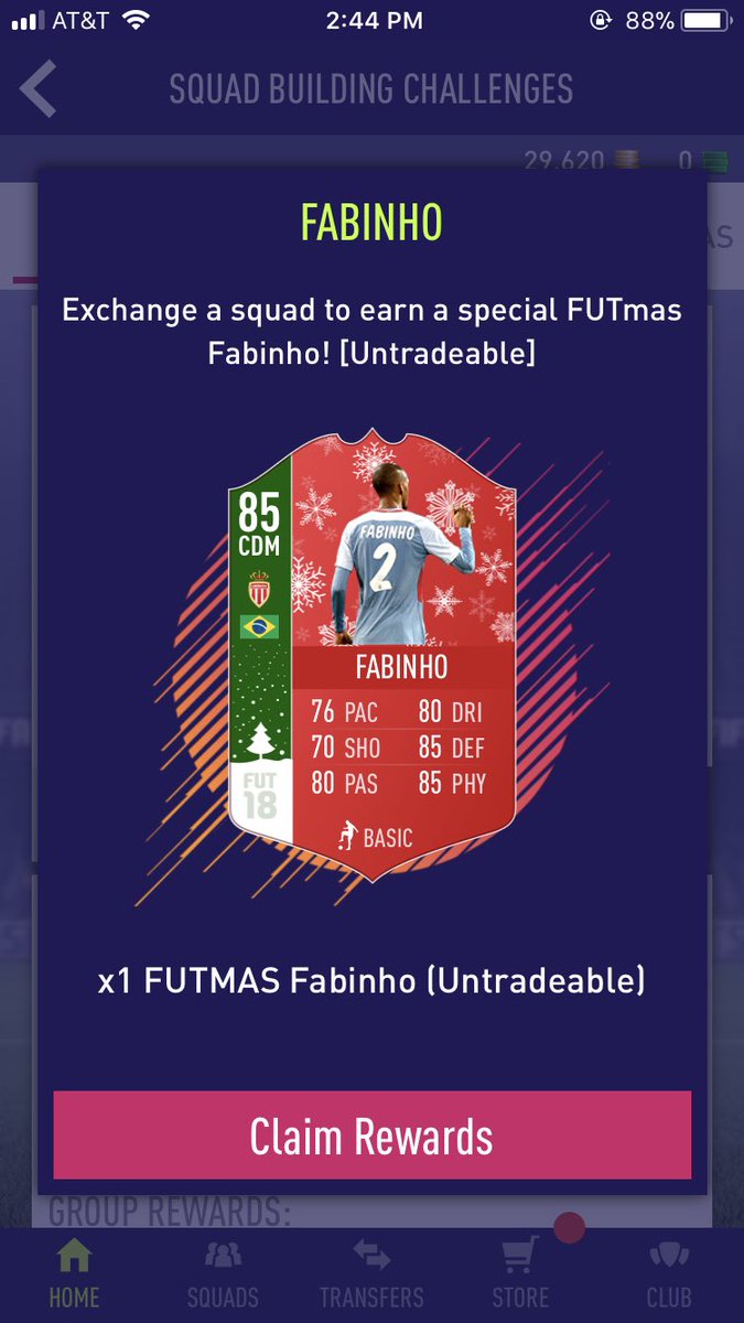 TwoFootRojo's tweet image. #FUTMAS Fabinho SBC