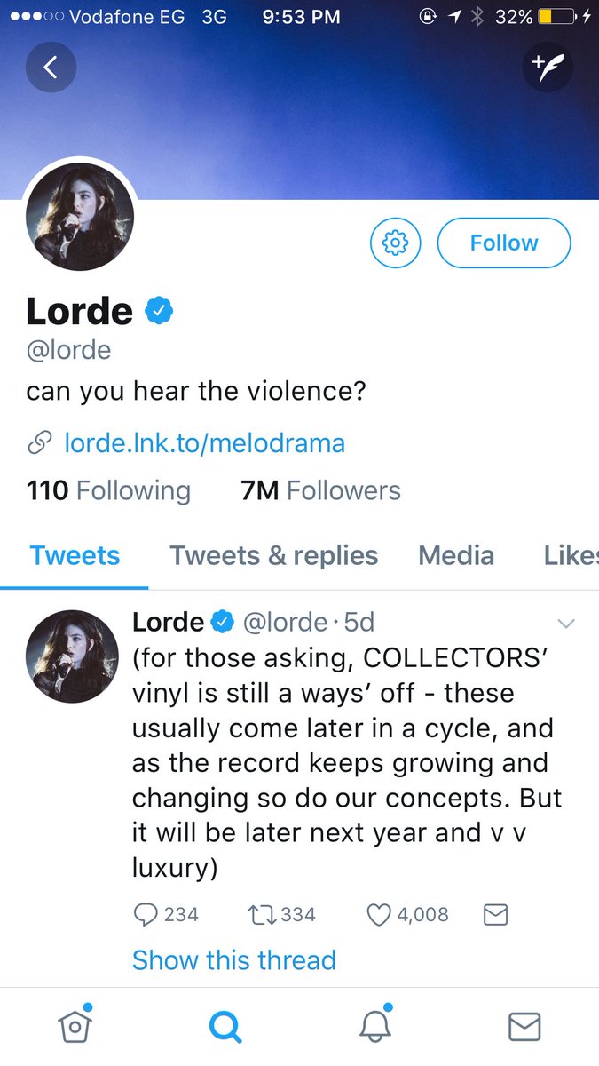 هذه رسالة المطربة النيوزيلندية الشابة المشهورة "لورد" عن سبب الغاء حفلتها في "تل أبيب". حركة المقاطعة BDS كانت السبب في اقناعها عدم الغناء هناك. ربما نشكرها👇🏻