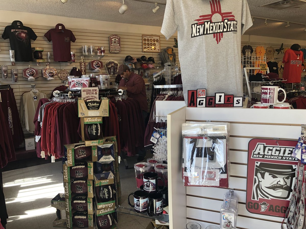 abqaggie49's tweet photo. First stop. #NMLook to seek out more Aggie Gear. https://t.co/9qcvgY6Axf