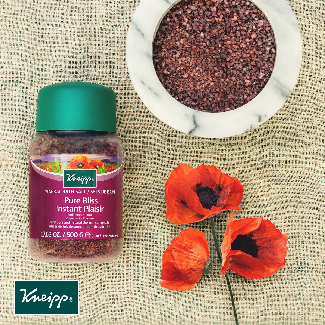 KneippUK's tweet photo. Kneipp pure bath salts will provide you with an overwhelming sense of well-being and relaxation from the stress and strain of everyday life #well-being #relaxation #stress-free #life #kneipp https://t.co/EX0dSvZTQj