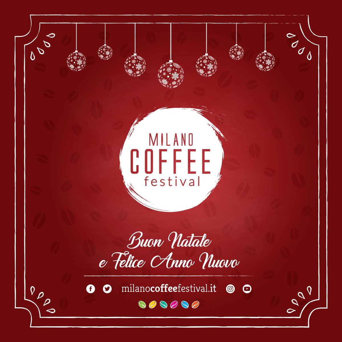 CoffeeFestMI's tweet photo. Da tutto lo staff di #MilanoCoffeeFestival buon Natale e felice 2018! https://t.co/Da326fGmdb