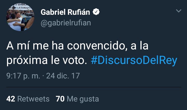 pabloharour's tweet photo. Yo ya lo advertí #DiscursoDelRey https://t.co/czyaJOvb1n