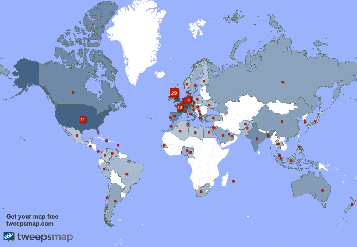 RedRockTrans's tweet image. My followers live in UK. (28%), France(18%)... Get your free map: tweepsmap.com/!RedRockTrans