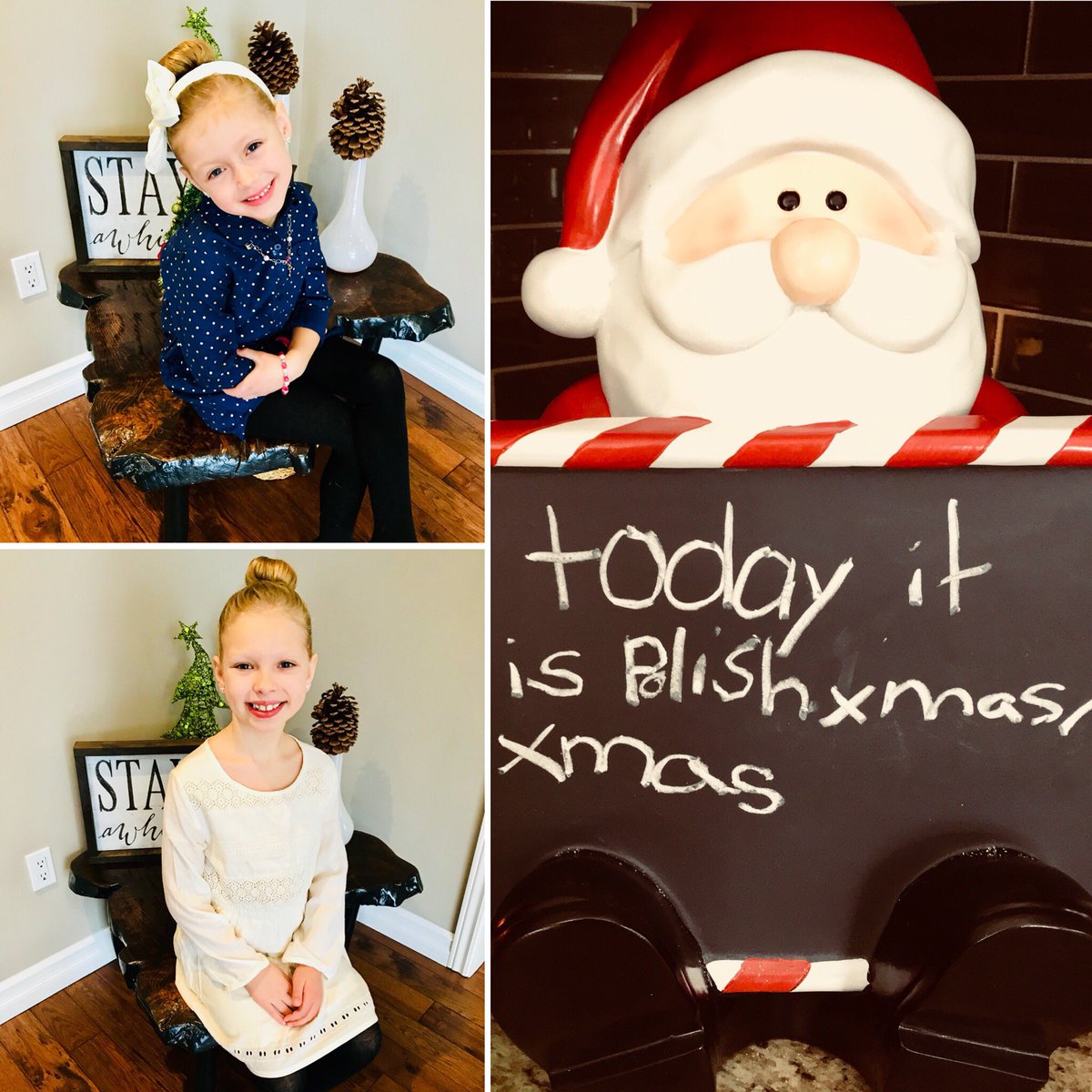 Merry Christmas Eve to all! As the girls say today “Polish Santa” arrives! We are blessed to have these two beauties, many great friends and a wonderful family! #notasilentnight #xmasisforthekids