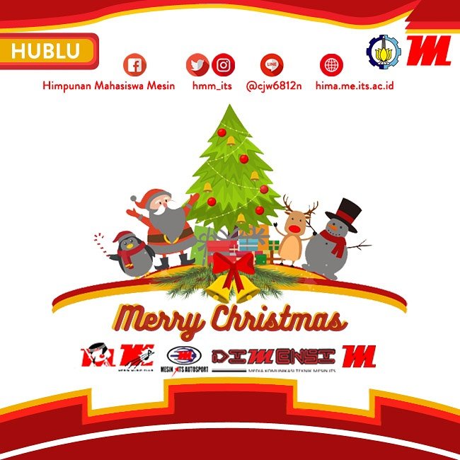 [ MERRY CHRISTMAS ]

Kami segenap Keluarga Mahasiswa Mesin ITS mengucapkan selamat Hari Natal! 

Departemen Hubungan Luar HMM FTI-ITS 17/18