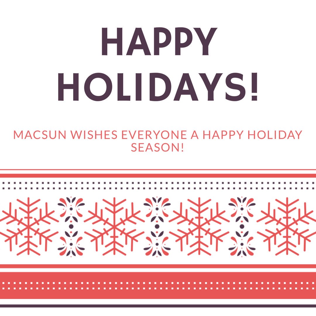 MacsunMatadors's tweet photo. The MACSUN Board wishes everyone a safe and happy holiday season! https://t.co/GFJgM83DgW