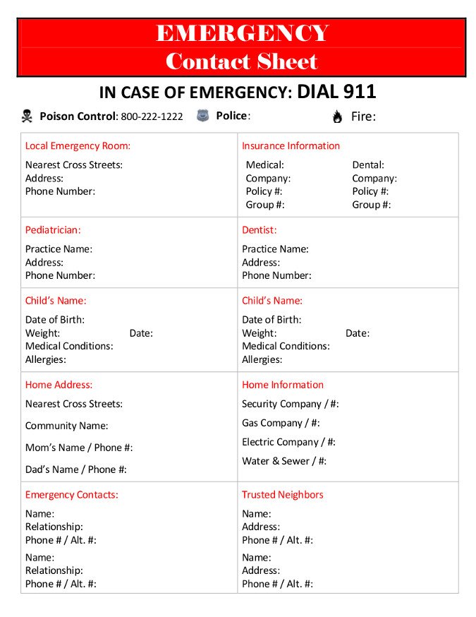 ShelbyTNHealth's tweet photo. While you're with family this holiday season, complete this emergency contact sheet. Have them written down and saved in your phone! #emprep #safetyfirst https://t.co/orDItzq0np
