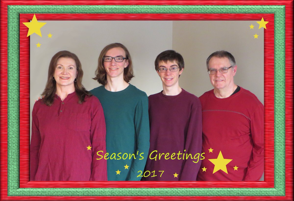 TWOGOODSONS's tweet photo. Seasons' Greetings from our team.  Thank you for all your support this year! https://t.co/GyA6xMV1iX