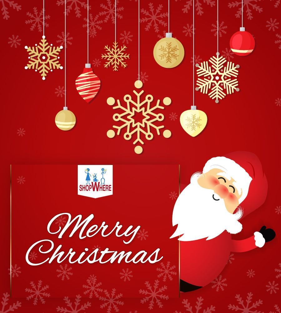 ShopWhereUS's tweet photo. ShopWhere wishes you a Merry Christmas and Happy Holidays. May this festival season bring abundant joy and happiness to all! https://t.co/0i8WAQKeu1