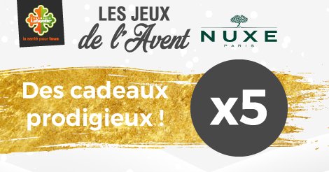 PharmLafayette's tweet photo. [C'EST NOËL !]
 
Nuxe vous offre cinq lots vraiment prodigieux (et tous différents) pour l'occasion ! Un like et un retweet suffisent pour tenter d'être l'un des cinq tirés au sort :D 

Vous avez jusqu'à ce soir minuit pour participer !

Voir le règlement: https://t.co/trtHJFmZEm https://t.co/dgvaN1CeUe