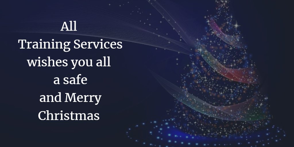 All Training Services wishes you all a safe and Merry Christmas