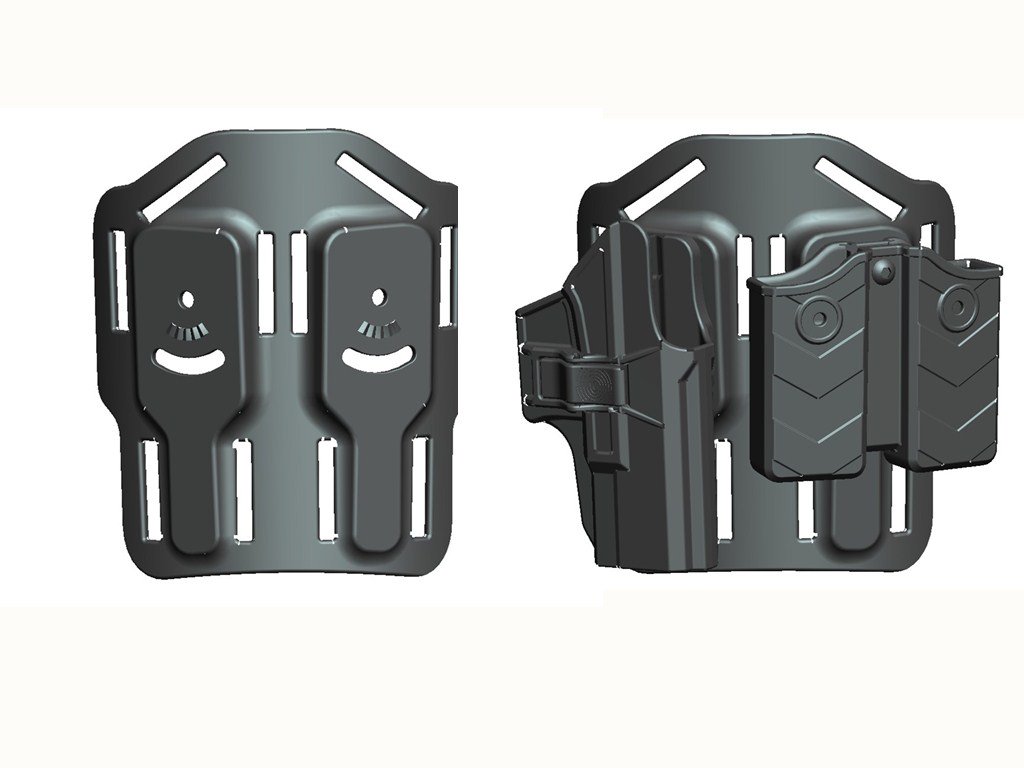 Do you like this kind of dropleg holster? 🤠One holster + one double magazine pouch. Fits Tactop holster and magazine pouch. 60 degrees adjustable. Will coming soon.😄😄😄#droplegholster #tacticalgear #pistolholster #holster #magazinepouch #airsoftholster