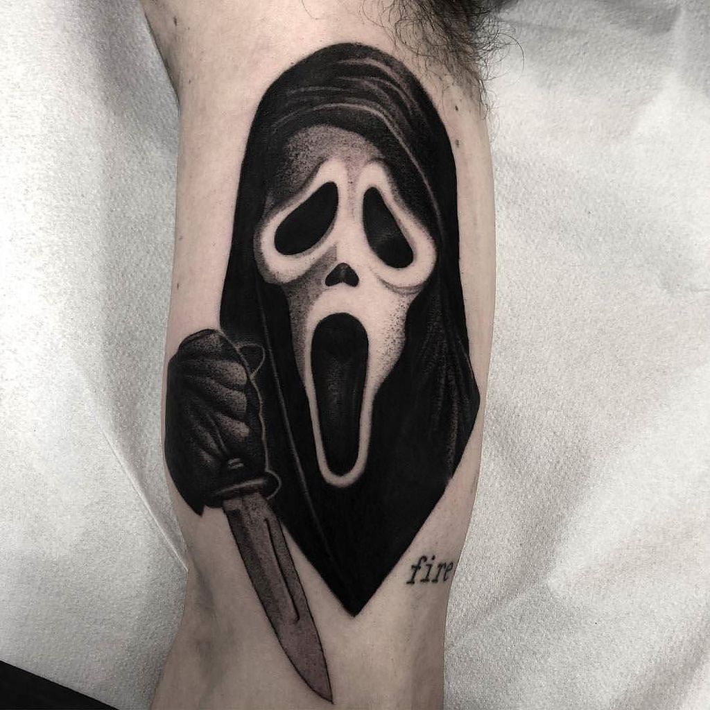 So I got a badass Ghostface tattoo  rScream