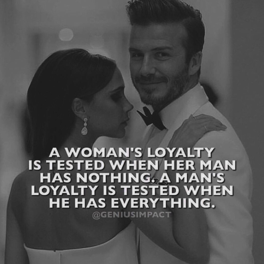 Genius Impact on Twitter: "A woman’s loyalty is tested when her man has
