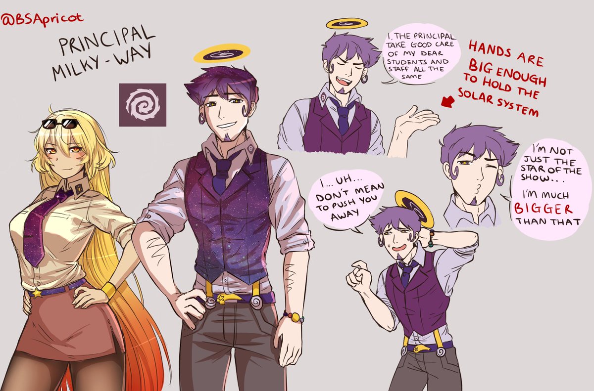 Here he is! Principal Milky-Way. Also known as Milky-Way Sama 
