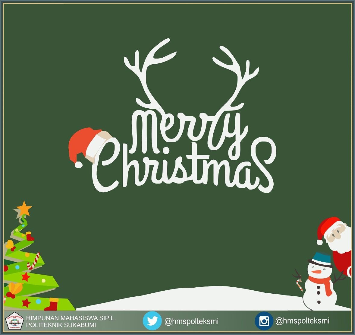 hmspolteksmi's tweet photo. Selamat Hari Natal. Semoga damai sejahtera selalu menyertai Anda.
#hmspolteksmi https://t.co/LszF0jFlin