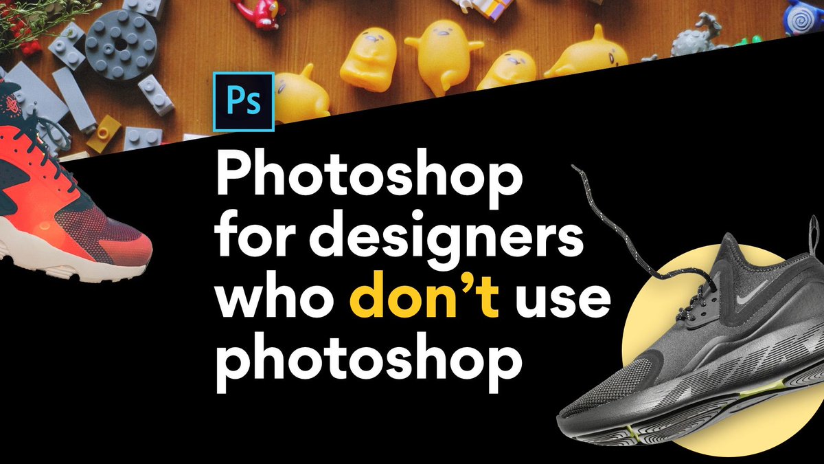适合 UI UX 设计师的 Photoshop 视频教程。很多 UI UX 设计师并没有平面设计、视觉设计基础，不会画画、也不会使用 photoshop，这组教程帮助这些不用 photoshop 的设计师学习 photoshop 技巧 #设计资源 // Photoshop for designers who don't use Photoshop https://t.co/kgidvsEmu5 https://t.co/CL3uzer3BZ 1