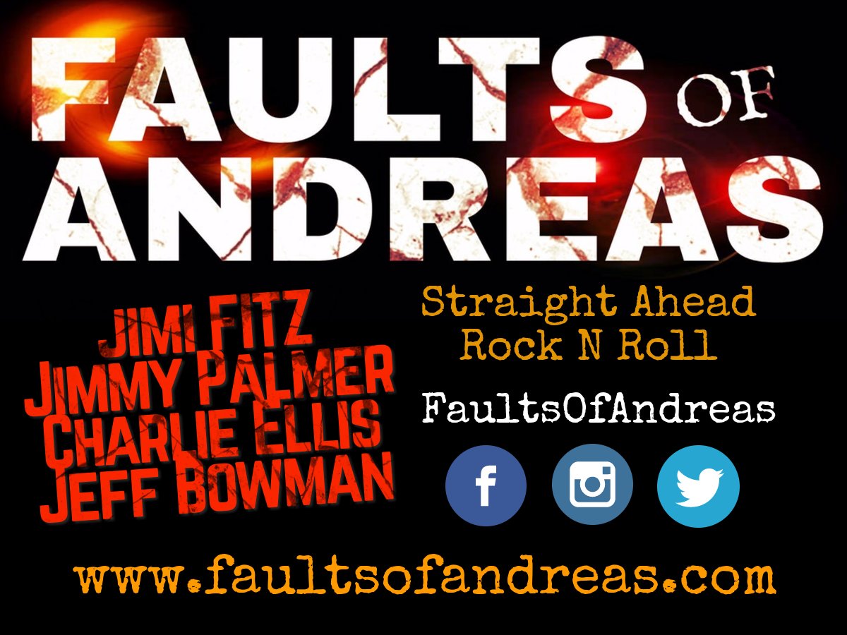 FaultsOfAndreas's tweet photo. Faults of Andreas enters 2018 with a ton of momentum following the band's recent Coachella Valley appearances! Follow along on social media as they erupt into the new year and please join the mailing list at the official website: https://t.co/k6rm2VuKsD. Thank you! #foarocks https://t.co/YuX97srEs3