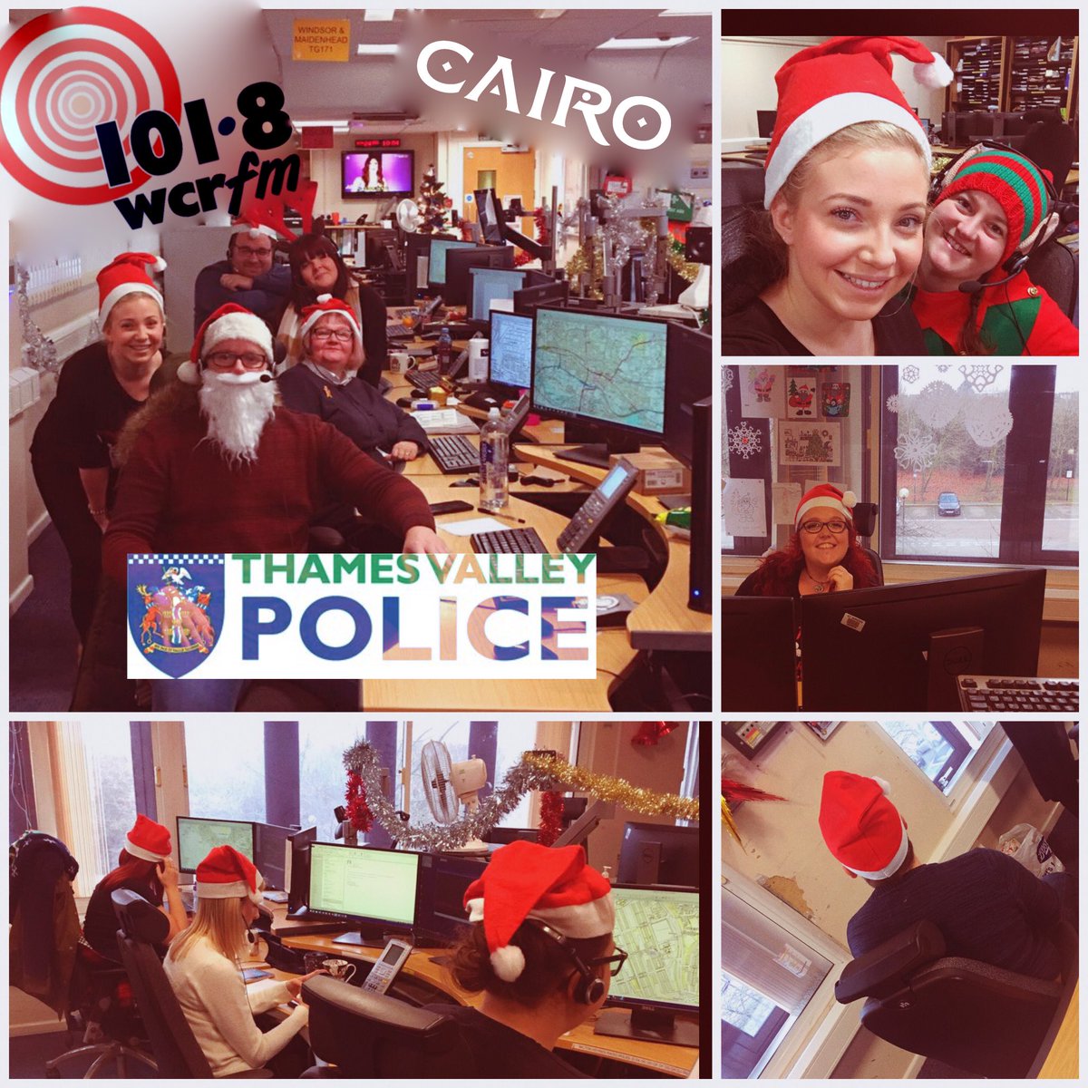 RobCottingham1's tweet photo. @Cairo_BandUK and @unchainedwcrfm are proud to have donated free Santa hats to Thames Valley Police officers who man the phones while we are all off celebrating. Thanks to our boys and girls in blue and Merry Christmas!!
#thethinblueline #garryfoster #WCRFM #cairorocks #say https://t.co/PAhpzXkM4f