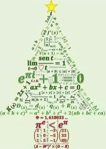 InfoMatematicas's tweet photo. ¡Felices fiestas para todos!
#Navidad https://t.co/CWhR4HyZ6m