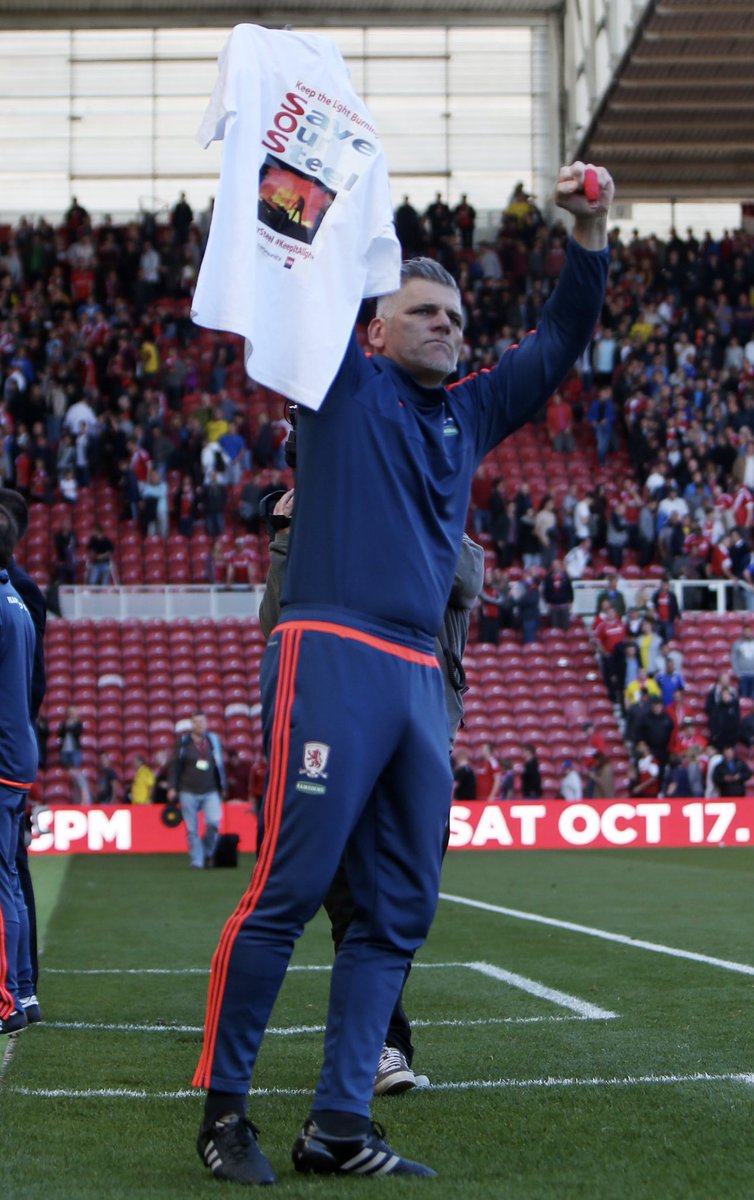Boro's tweet photo. Such tragic news about the passing of Leo Percovich’s eldest daughter tonight.

Leo and family, the thoughts of MFC and all on Teesside are with you... https://t.co/VcFZ0sS2Gs