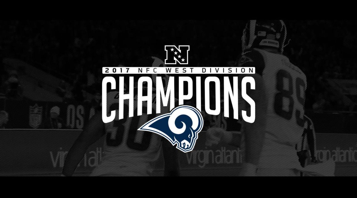 los angeles rams nfc west champions