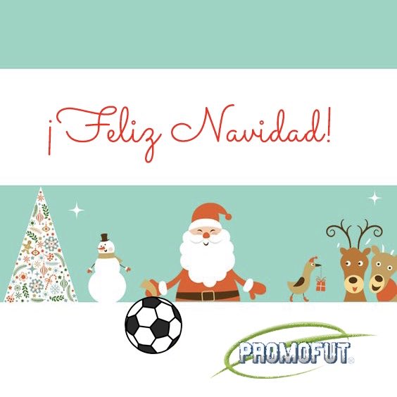 PROMOFUToficial's tweet photo. Deseamos que pasen una excelente navidad, reciban un abrazo fuerte de parte de todo el #EquipoPromofut ⚽️ https://t.co/KGaSs5Tgvt