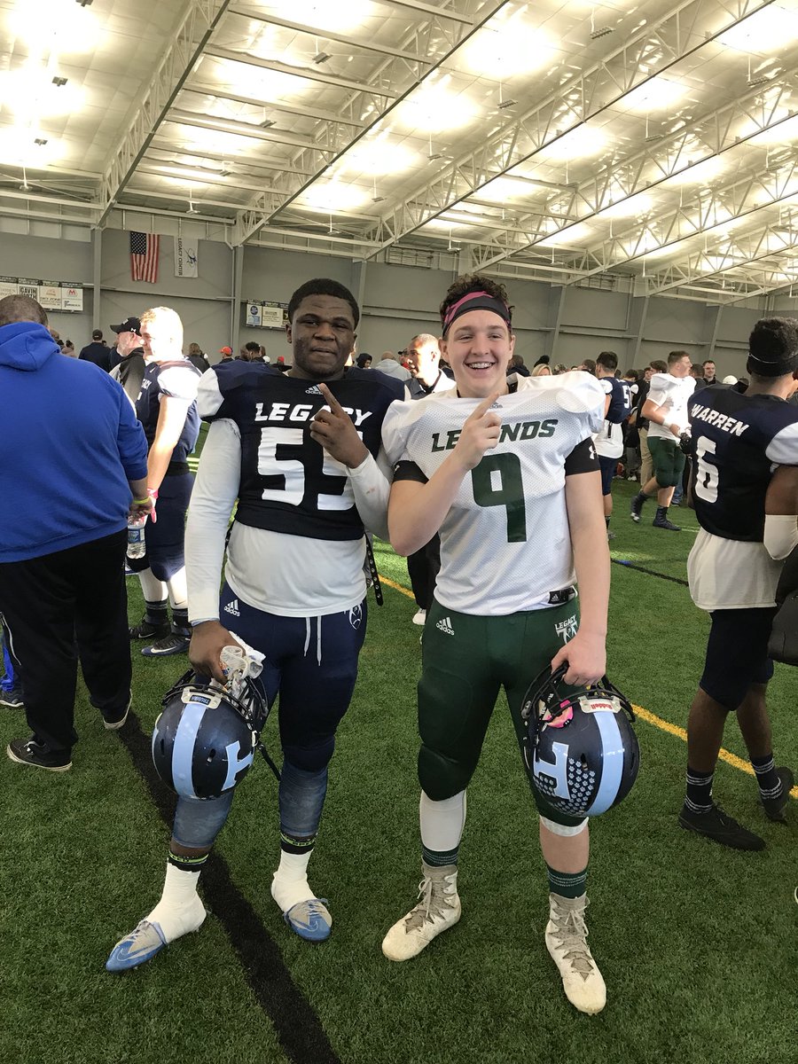 TrumanFootball's tweet photo. We had two Cougars play in the Legacy All Star Game. great job Kayleb Wilson and Jeremy Lockerlear #OneLastTime https://t.co/pYq3ofhIMF