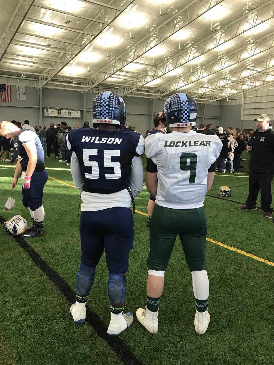 TrumanFootball's tweet photo. We had two Cougars play in the Legacy All Star Game. great job Kayleb Wilson and Jeremy Lockerlear #OneLastTime https://t.co/pYq3ofhIMF