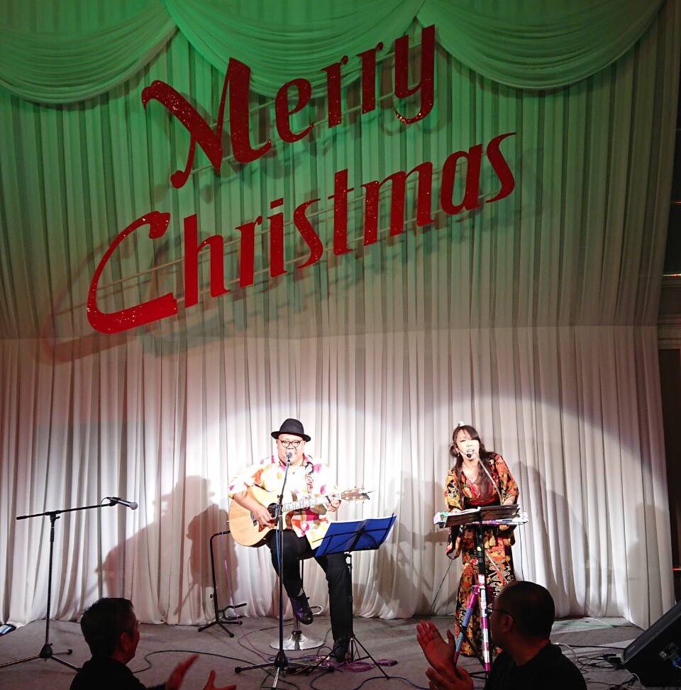 Woddy ホテルニュー種子島 最後はガッツさんとコラボ 楽しかったー Merry Xmas 種子島 ホテルニュー種子島 中沢ノブヨシ Talkbox トークボックス T Co Ucrs66vlp1 Twitter