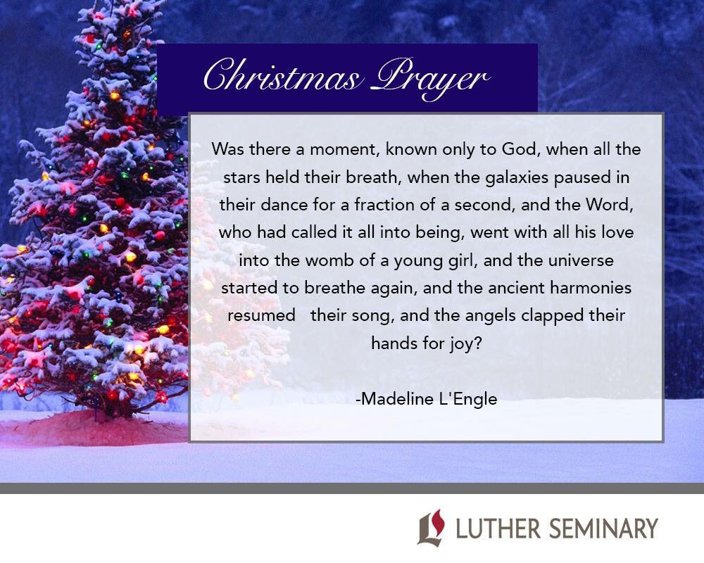 A Christmas prayer