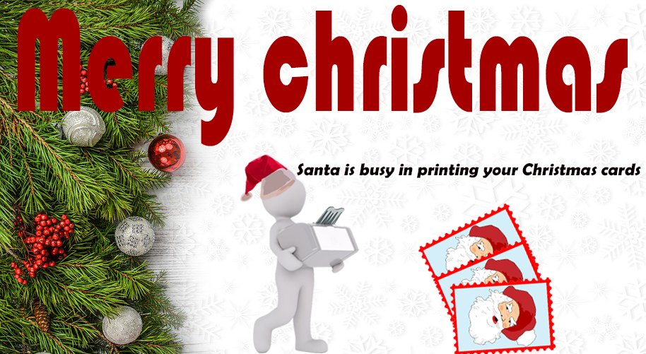 PrinterKnower's tweet photo. Merry Christmas!
Santa is busy in printing your Christmas cards.😆
#MerryChristmas #ChristmasPresents https://t.co/cce59NMTcZ