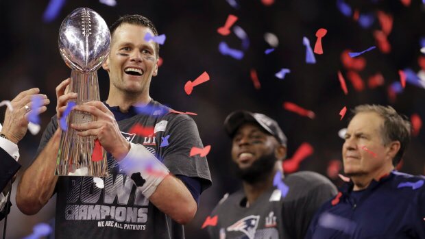 SportsCentre's tweet photo. Our Top 10 stories of 2017 from the #SCYearInReview: No. 2 - Facing Tom Brady and the New England Patriots, the Atlanta Falcons looked like champions after the 1st half of #SBLI. And then... #TheCollapse https://t.co/oXud6TIgHk https://t.co/Aew6jCv5cO