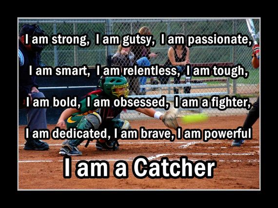 SoftballTips's tweet photo. I AM A CATCHER. #Softball #SoftballPlayer #SoftballDreams #Sports https://t.co/zAkhOtS1Ox