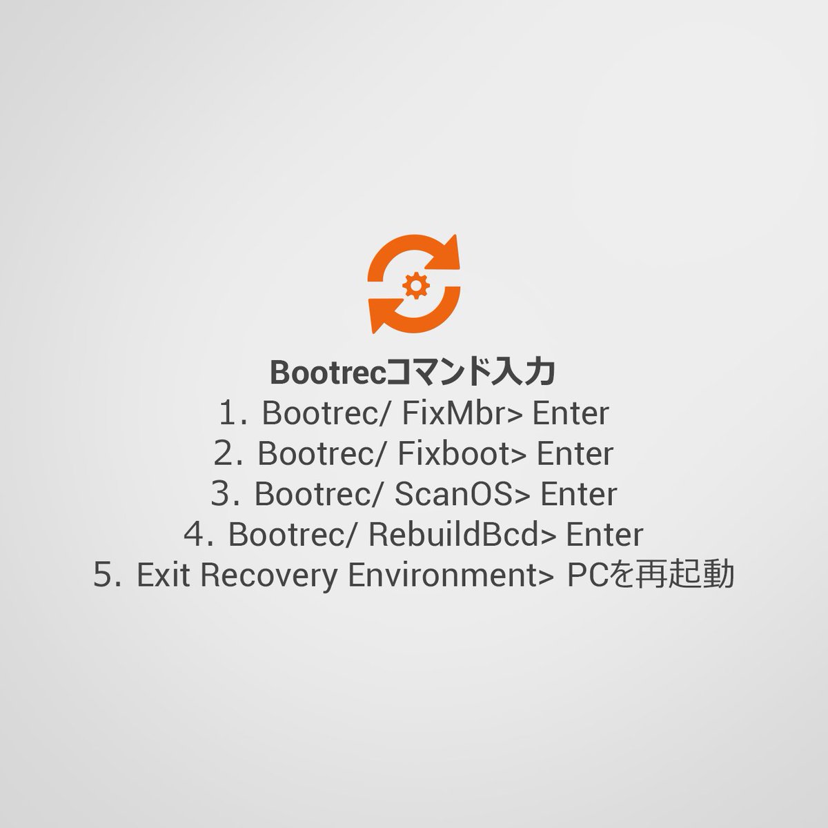 DellCaresJapan's tweet image. #Windows10 起動に関する問題改善策をご案内！(｢ﾟｰﾟ)ﾄﾞﾚﾄﾞﾚ..
#BootRec #TechTips