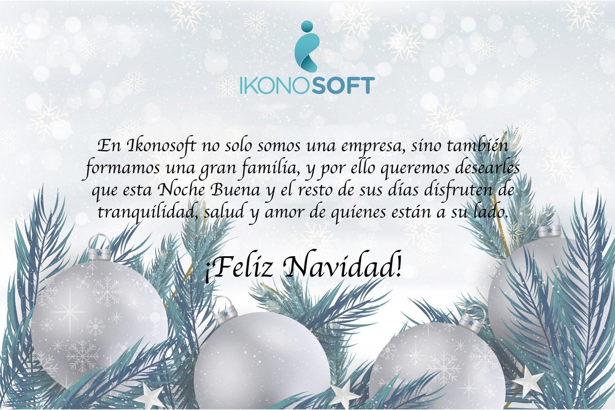 ikonosoft's tweet photo. ¡Feliz Navidad para todos! https://t.co/N556zIt8IO