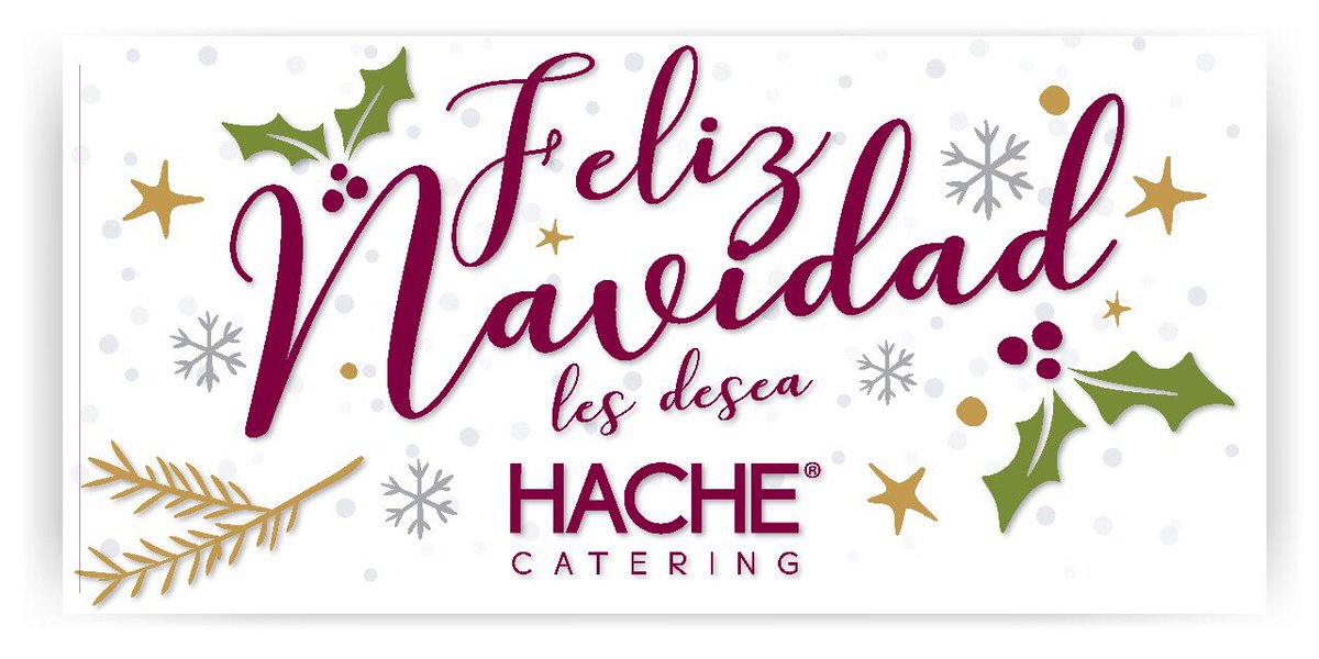 hachecatering's tweet photo. Una muy feliz navidad y felices fiestas a lado de sus seres queridos 🎄🎁🎉🥂 https://t.co/D8tuVFTF6u
