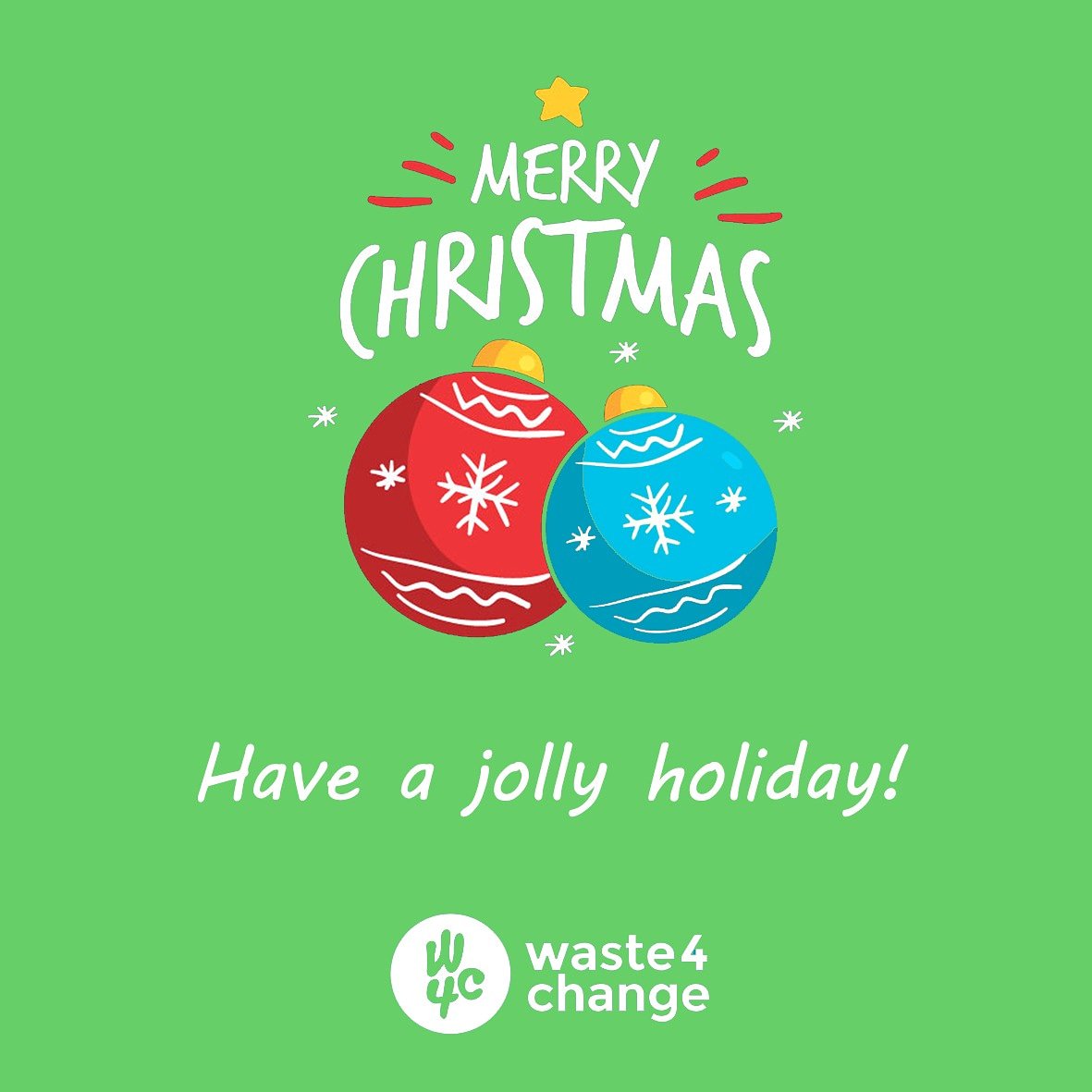 Selamat merayakan Hari Natal bagi teman-teman yang merayakan. Smoga damai kasih selalu menyertai kita semua #MerryChristmas #waste4change #bebassampah2020