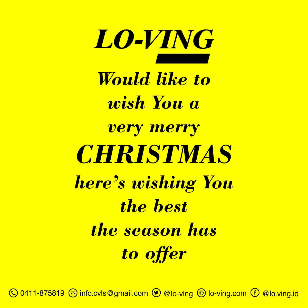 Lo-ving is wishing you a joyful Christmas and a happy New Year 2018. Happy holiday everyone! 
#happychristmas #happynewyear #happyholidays