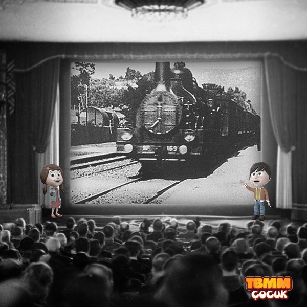 Sinemaya gitmeyi sever misin? Bugünkü konforlu ve gelişmiş sinema salonlarının temelleri, 1895 yılında tam da bugün atıldı. Fransız Lumière Kardeşler, sinematograf adını verdikleri bir cihazla ilk film gösterimini Paris'te gerçekleştirdiler. #TBMMÇocuk #LumièreKardeşler #sinema