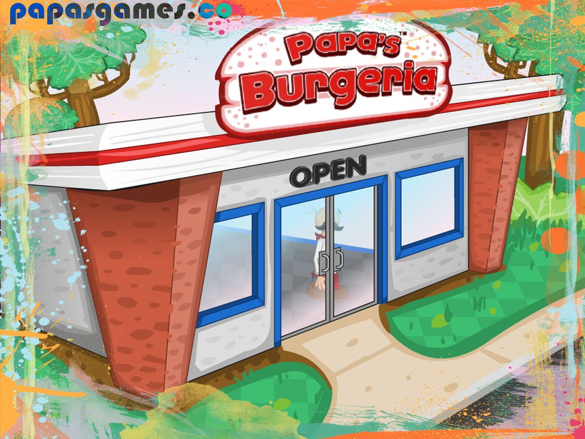 Papas Games on X: Grill Hamburgers in Papa's Burgeria Game https