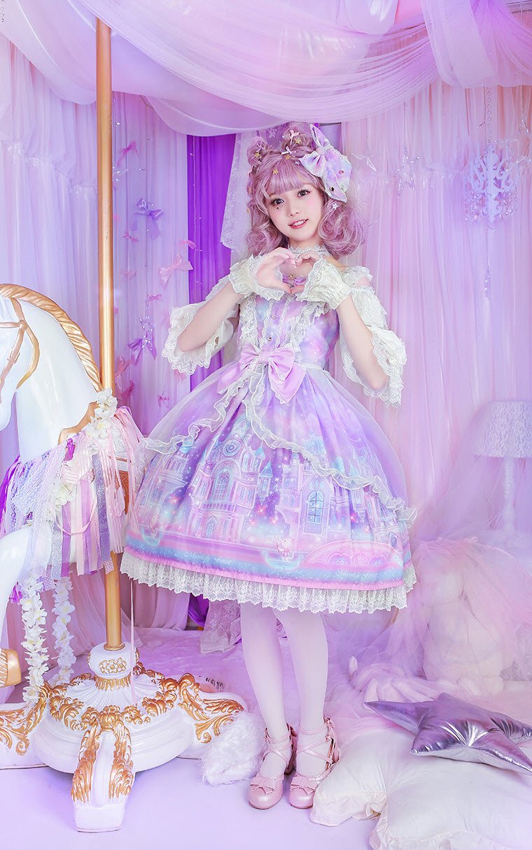 angelic pretty moonlight castleジャンバースカート Moonlight Castle Skirt by Angelic Pretty