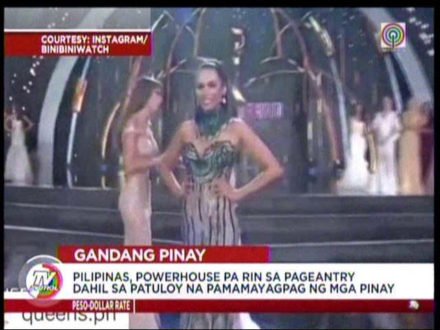 TVPatrol's tweet photo. #TVPatrol Pilipinas, powehouse pa rin sa pageantry dahil sa patuloy na pamamayagpag ng mga Pinay | ulat ni Ganiel Krishnan https://t.co/eaybrZCynq