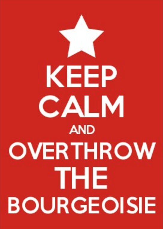 Peace and bread issues dominate modern politics. War has brought destruction to nations. Our recovery recipe: keep calm &amp; overthrow the bourgeoisie! #1917LIVE